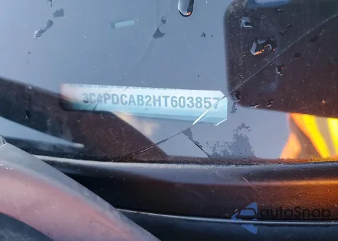 2017 Dodge Journey Se from USA, damaged, VIN 3C4PDCAB2HT603857